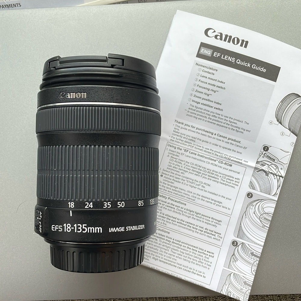 Cannon 18-135 zoom lens